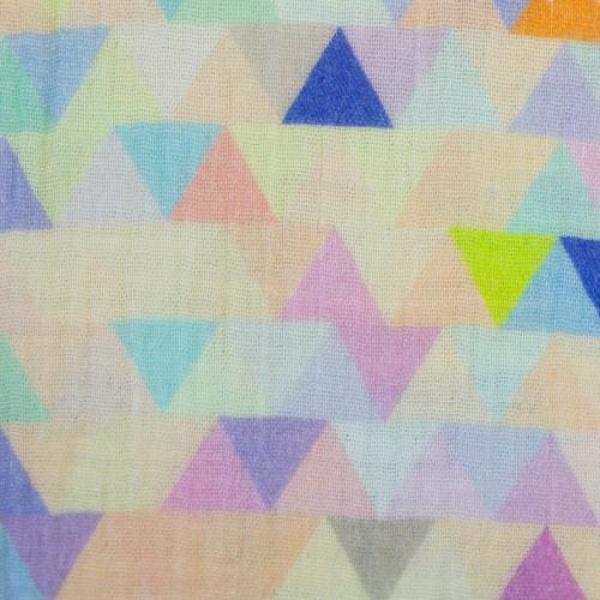 Musselin Thea Dreiecke Bunt 